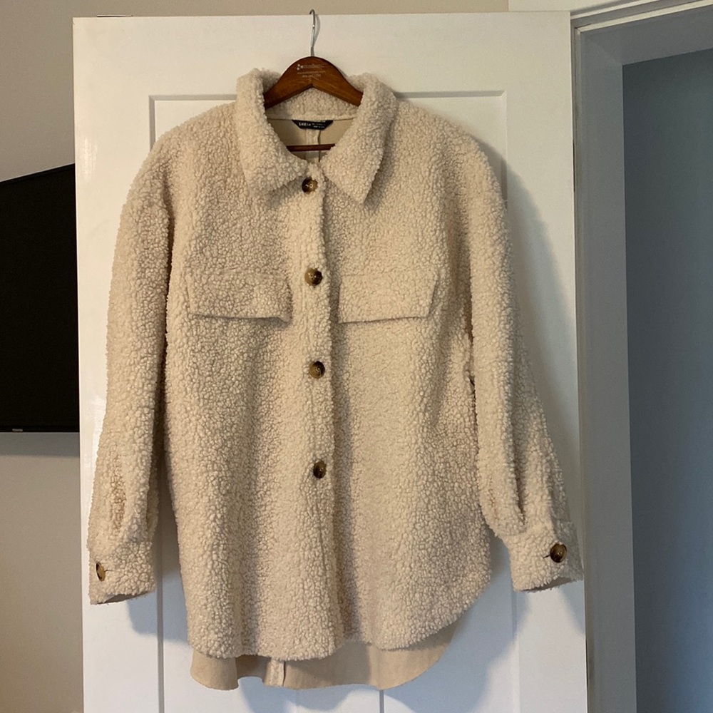 Shein oversize off-white jacket